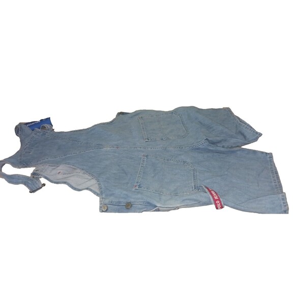 Vtg 90s RALPH LAUREN Polo Jeans Co Denim Overalls Shortalls Womens sm - Picture 6 of 7
